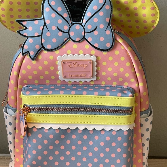 NWT Disney Loungefly Pastel Minnie Backpack main image 5